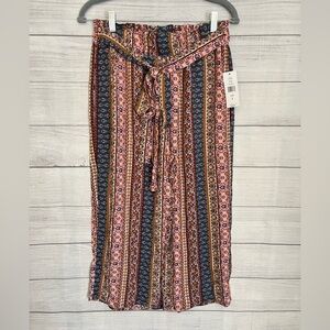 JM Studio By John Meyer | NWT Women’s Boho Wide Leg Cropped Pants